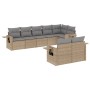 Juego de sofás de jardín con cojines beige 8 pzas ratán PE de , Conjuntos de jardín - Ref: Foro24-3252756, Precio: 603,63 €, ...