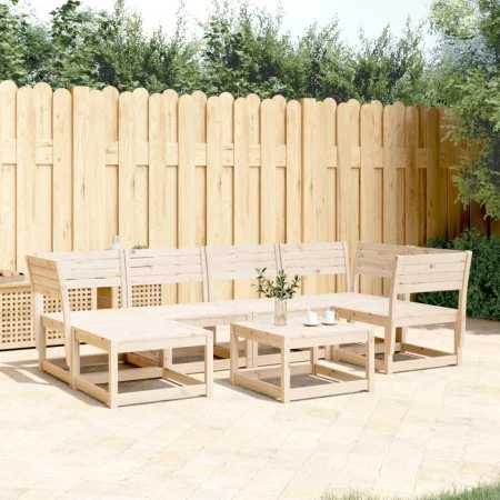 Juego de sofás de jardín 6 piezas madera maciza de pino de , Conjuntos de jardín - Ref: Foro24-3217030, Precio: 400,95 €, Des...