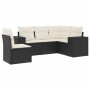 Set de muebles de jardín 5 pzas y cojines ratán sintético negro de , Conjuntos de jardín - Ref: Foro24-3254903, Precio: 337,8...