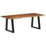 Solid acacia wood honey brown coffee table 110x55x40 cm by , Coffee table - Ref: Foro24-374950, Price: 130,95 €, Discount: %