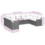 Set de muebles de jardín 9 pzas y cojines ratán sintético gris de , Conjuntos de jardín - Ref: Foro24-3258679, Precio: 557,51...