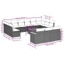 Set sofás de jardín 14 pzas con cojines ratán sintético beige de , Conjuntos de jardín - Ref: Foro24-3258867, Precio: 861,97 ...