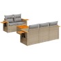 Juego de sofás jardín con cojines 6 pzas ratán sintético beige de , Conjuntos de jardín - Ref: Foro24-3259028, Precio: 452,77...