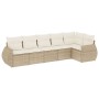 Juego de sofás jardín con cojines 6 pzas ratán sintético beige de , Conjuntos de jardín - Ref: Foro24-3253725, Precio: 482,57...