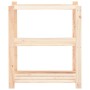 Estantería almacenaje 3 niveles madera pino maciza 150 kg de vidaXL, Estanterías industriales - Ref: Foro24-286200, Precio: 4...