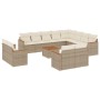 Set sofás de jardín con cojines 13 pzas ratán sintético beige de , Conjuntos de jardín - Ref: Foro24-3258922, Precio: 916,70 ...