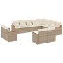 Set de sofás de jardín 12 pzas y cojines ratán sintético marrón de , Conjuntos de jardín - Ref: Foro24-3258915, Precio: 876,0...