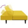 Juego de sofás 2 piezas terciopelo amarillo en Sofás | Comprar online en Foru.es