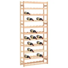 Pine wood wine rack for 77 bottles by vidaXL, Wine racks - Ref: Foro24-286197, Price: 71,40 €, Discount: %