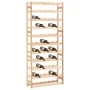 Pine wood wine rack for 77 bottles by vidaXL, Wine racks - Ref: Foro24-286197, Price: 71,40 €, Discount: %