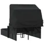 Double sun lounger with hood and black synthetic rattan cushions by , Loungers - Ref: Foro24-365807, Price: 361,92 €, Discoun...