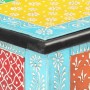 Mesa consola pintada a mano madera maciza de mango 80x35x75 cm de vidaXL, Mesas auxiliares - Ref: Foro24-286160, Precio: 172,...