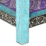 Mesa consola pintada a mano madera maciza de mango 80x35x75 cm de vidaXL, Mesas auxiliares - Ref: Foro24-286160, Precio: 188,...