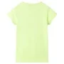Camiseta infantil amarillo fluorescente 116 de , Camisetas para niños - Ref: Foro24-11291, Precio: 8,12 €, Descuento: %
