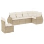 Juego de sofás jardín con cojines 6 pzas ratán sintético beige de , Conjuntos de jardín - Ref: Foro24-3253765, Precio: 482,57...