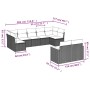 Set de muebles de jardín 9 pzas y cojines ratán sintético gris de , Conjuntos de jardín - Ref: Foro24-3258693, Precio: 557,51...