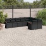 Set de sofás de jardín 8 piezas y cojines ratán sintético negro de , Conjuntos de jardín - Ref: Foro24-3258702, Precio: 618,5...