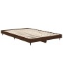 Estructura de cama madera contrachapada marrón roble 120x190 cm de vidaXL, Camas y somieres - Ref: Foro24-832196, Precio: 99,...