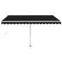 Toldo de pie automático gris antracita 450x350 cm de , Toldos - Ref: Foro24-3069649, Precio: 659,50 €, Descuento: %