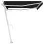 Toldo de pie automático gris antracita 450x350 cm de , Toldos - Ref: Foro24-3069649, Precio: 659,50 €, Descuento: %