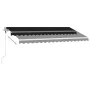 Toldo de pie automático gris antracita 450x350 cm de , Toldos - Ref: Foro24-3069649, Precio: 659,50 €, Descuento: %