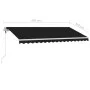 Toldo de pie automático gris antracita 450x350 cm de , Toldos - Ref: Foro24-3069649, Precio: 659,50 €, Descuento: %