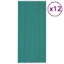 Grün verzinktes Stahldachpaneel 12 Einheiten 100x45 cm von , Decke - Ref: Foro24-317211, Preis: 75,52 €, Rabatt: %