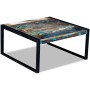 Mesa de centro de madera maciza reciclada 80x80x40 cm en Mesas de centro | Comprar online en Foru.es