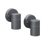 Lámpara de pared exterior 2 uds acero inoxidable descendente de , Iluminación de exterior - Ref: Foro24-42420, Precio: 35,86 ...