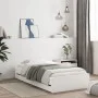 Cama con cajones madera de ingeniería blanca 90x200 cm de , Camas y somieres - Ref: Foro24-3207294, Precio: 132,94 €, Descuen...