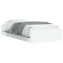 Cama con cajones madera de ingeniería blanca 90x200 cm de , Camas y somieres - Ref: Foro24-3207294, Precio: 134,54 €, Descuen...