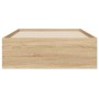 Cama con cajones madera ingeniería roble Sonoma 90x200 cm de , Camas y somieres - Ref: Foro24-3207296, Precio: 130,66 €, Desc...