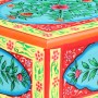 Mesa consola pintada a mano madera maciza de mango 80x35x75 cm de vidaXL, Mesas auxiliares - Ref: Foro24-286159, Precio: 185,...