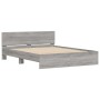 Estructura de cama cabecero y luces LED gris Sonoma 160x200 cm de , Camas y somieres - Ref: Foro24-3207600, Precio: 202,36 €,...
