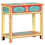 Mesa consola pintada a mano madera maciza de mango 80x35x75 cm de vidaXL, Mesas auxiliares - Ref: Foro24-286159, Precio: 185,...