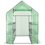 Invernadero accesible con 12 estantes acero 143x214x196 cm de vidaXL, Invernaderos - Ref: Foro24-46913, Precio: 162,56 €, Des...