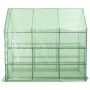 Invernadero accesible con 12 estantes acero 143x214x196 cm de vidaXL, Invernaderos - Ref: Foro24-46913, Precio: 162,56 €, Des...