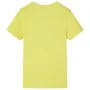 Camiseta de manga corta infantil amarillo 104 de , Camisetas para niños - Ref: Foro24-11615, Precio: 8,12 €, Descuento: %