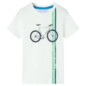 Camiseta de manga corta infantil color crudo 92 de , Camisetas para niños - Ref: Foro24-12144, Precio: 8,19 €, Descuento: %
