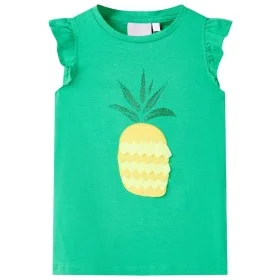Camiseta infantil verde 116 de , Camisetas para niños - Ref: Foro24-11281, Precio: 8,72 €, Descuento: %