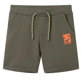 Pantalones cortos infantiles con cordón caqui oscuro 92 de , Pantalones de niños - Ref: Foro24-12199, Precio: 9,29 €, Descuen...