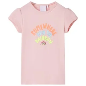Camiseta infantil rosa claro 116 de , Camisetas para niños - Ref: Foro24-10761, Precio: 8,32 €, Descuento: %