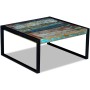 Mesa de centro de madera maciza reciclada 80x80x40 cm en Mesas de centro | Comprar online en Foru.es