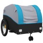Remolque para bicicleta hierro negro y azul 45 kg de , Remolques para bicicletas - Ref: Foro24-94149, Precio: 88,08 €, Descue...