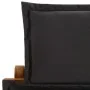 Lounger with cushion solid dark gray acacia wood by vidaXL, Loungers - Ref: Foro24-46651, Price: 161,41 €, Discount: %