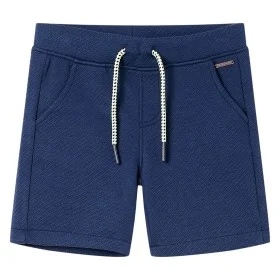 Pantalones cortos infantiles con cordón azul oscuro 128 de , Pantalones de niños - Ref: Foro24-12192, Precio: 9,50 €, Descuen...