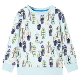 Sudadera para niños azul suave melange 140 de , Camisetas para niños - Ref: Foro24-11823, Precio: 12,77 €, Descuento: %