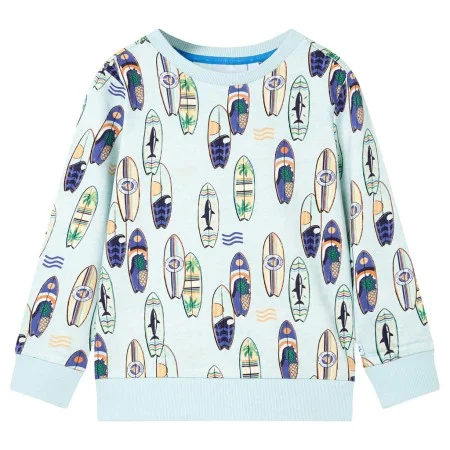 Sudadera para niños azul suave melange 140 de , Camisetas para niños - Ref: Foro24-11823, Precio: 12,77 €, Descuento: %