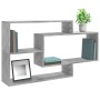 Estantes de pared de contrachapada gris hormigón 104x20x58,5 cm de vidaXL, Estantes y estanterías - Ref: Foro24-800328, Preci...