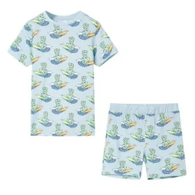 Pijama infantil de manga corta azul claro 116 de , Pantalones de niños - Ref: Foro24-11861, Precio: 11,24 €, Descuento: %
